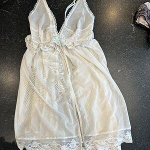 White Lingerie Chemise